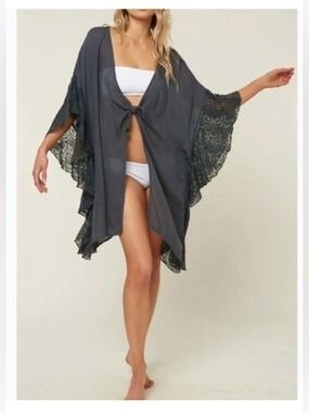 🆕 O'Neill Juniors' Rosaleen Swimsuit Cover-up/Kimono. NWT